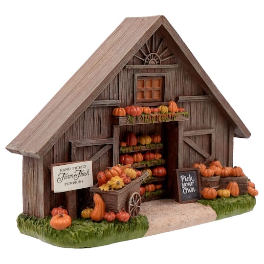 Mini Pumpkin Harvest Barn by Ashland®